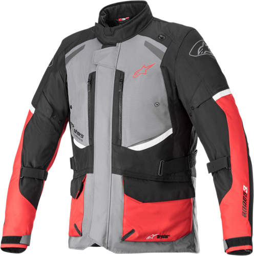 Alpinestars - Alpinestars Andes V3 Drystar Jacket - 3207521-9018-2X - Dark Gray/Black/Bright Red - 2XL