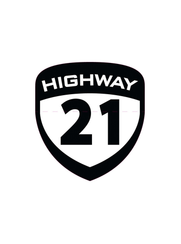 Highway 21 - Highway 21 Shield Die Cut Sticker - 3.75in. x 4.125in. - 489-9001