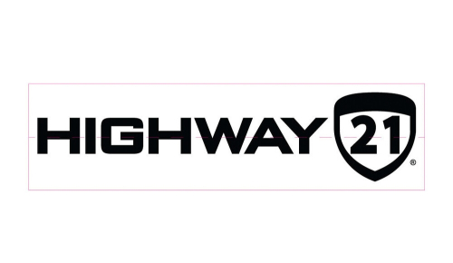 Highway 21 - Highway 21 Full Logo Sticker - 6in. x 1.42in. - 489-9003