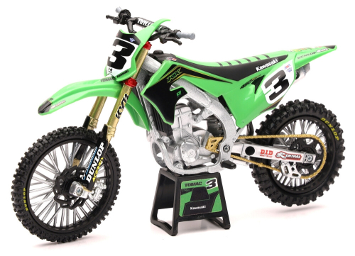 New Ray Toys - New Ray Toys 1:12 Scale Factory Kawasaki - KX450F - Eli Tomac - Green/Black - 58113