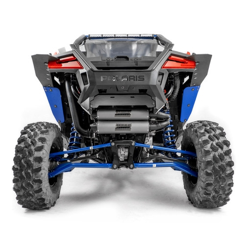 HMF Engineering - HMF Engineering Performance Series Dual Full System Exhaust - Brushed - Turn Down End Cap - 03575A636071