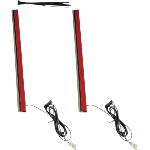 Custom Dynamics - Custom Dynamics Plug and Play Red Plasma Rods - 14in. - PR-PLUG-R-14