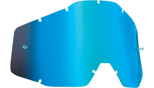 FMF Racing - FMF Racing Replacement Lens for PowerBomb/PowerCore Goggles - Anti-Fog - Blue Mirror - F-51002-002-02