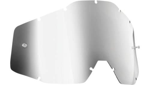 FMF Racing - FMF Racing Replacement Lens for PowerBomb/PowerCore Goggles - Anti-Fog - Silver Mirror - F-51002-008-02