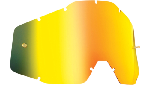 FMF Racing - FMF Racing Replacement Lens for PowerBomb/PowerCore Goggles - Anti-Fog - Gold Mirror/Smoke - F-51002-009-02