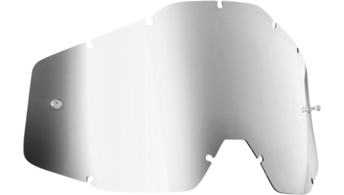 FMF Racing - FMF Racing Replacement Lens for PowerBomb/PowerCore Youth Goggles - Anti-Fog - Silver Mirror - F-51003-008-02
