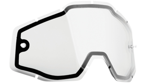 FMF Racing - FMF Racing Dual-Pane Replacement Lenses for PowerBomb/PowerCoer Goggles - Clear - F-51005-010-02