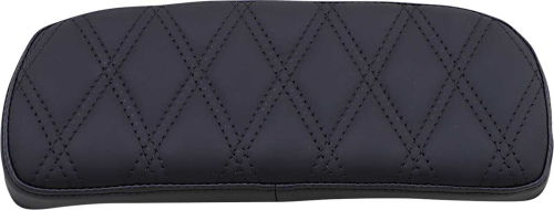 Drag Specialties - Drag Specialties Chopped Tour-Pak Backrest Pads - Double Diamond - Black Stitch - 0822-0432