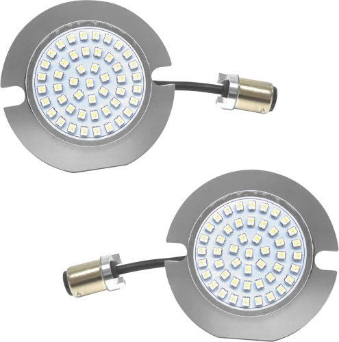 Namz - Namz Flat Switchback Turn Signal Insert - White/Amber - LLC-FLI-7WAS