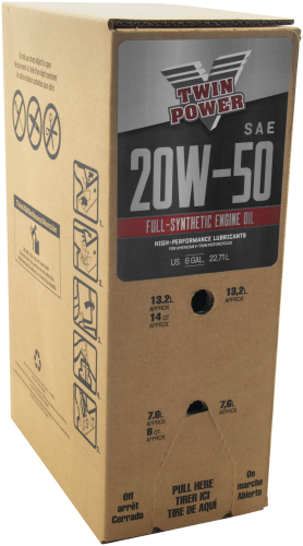 Twin Power - Twin Power Synthetic Engine Oil - 20W50 - 6 gal. - 539027