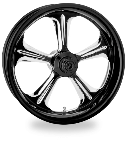 Performance Machine - Performance Machine Wrath Trike Front Wheel - 21 x 3.5in - Platinum Cut - 1522-7106R-WRAAJ-BMP
