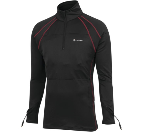 Firstgear - Firstgear 12V Heated Battery Pack Layer Shirt - 527448 - Black - Small