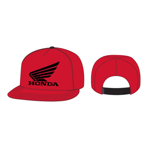 DCOR - DCOR Honda Wing Hat - 70-128-1 - Red - OSFM