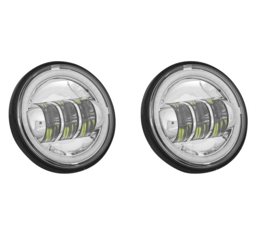 Namz - Namz Passing Lamps with Halo - Black - 4.5 in. - LLC-LPL-BH