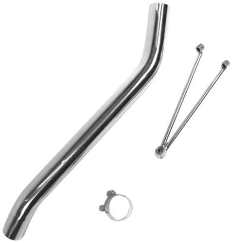 Lextek - Lextek Stainless Steel Link Pipe - Polished - LNKPP014