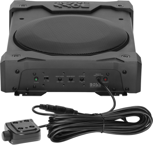 Boss Audio - Boss Audio Underseat  8in. Sub Amplified and Weatherproof - BPS80