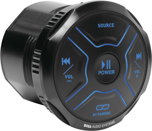 Boss Audio - Boss Audio Bluetooth Gauge Mount Controller - 4-Channel - MGR250B