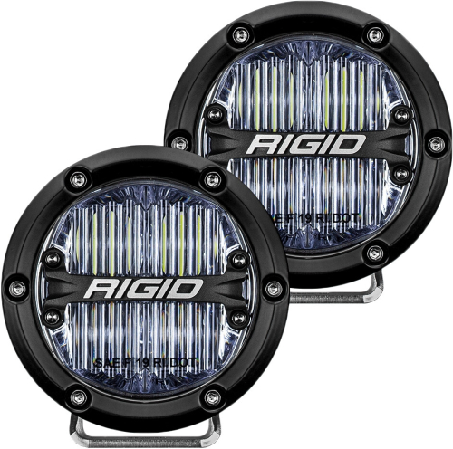 RIGID Industries - RIGID Industries 360-Series SAE Fog Lights - 4in.  - White - 36110