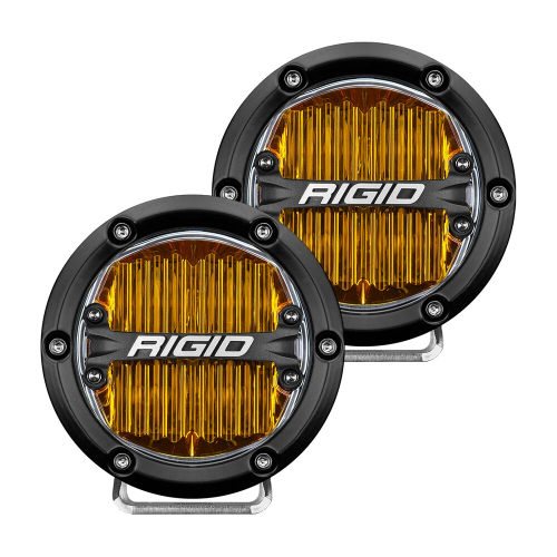 RIGID Industries - RIGID Industries 360-Series SAE Fog Lights - 4in. - Yellow - 36111