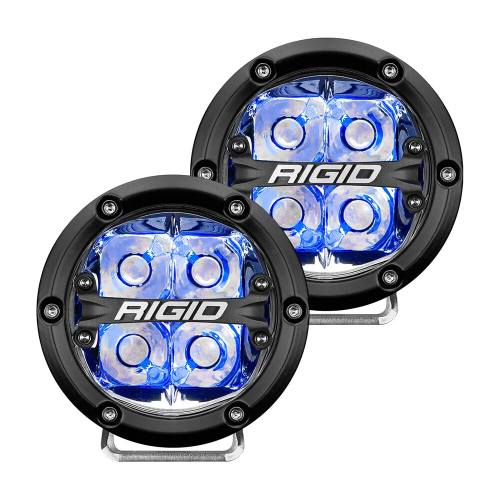 RIGID Industries - RIGID Industries 360-Series Spot Lights - 4in. - Blue - 36115