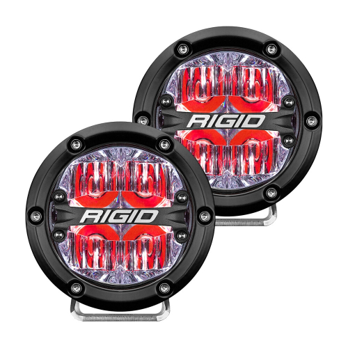 RIGID Industries - RIGID Industries 360-Series Drive Lights - 4in. - Red - 36116