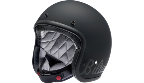 Biltwell Inc. - Biltwell Inc. Bonanza Factory Helmet - 1005-638-102 - Flat Black - Small