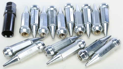 Sedona - Sedona Lug Nuts - Tapered - 10mmx1.25 head - Spike Chrome - ALUG-SC-14BX