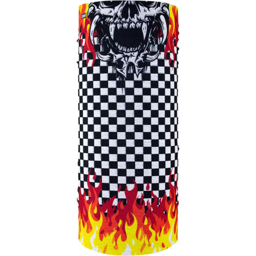 Zan Headgear - Zan Headgear Motley Tube - T450 - Checkered Flames - OSFM