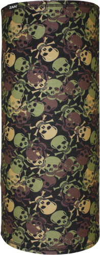 Zan Headgear - Zan Headgear Sportflex Series Motley Tube - TL418 - Allover Skull Camo - OSFM