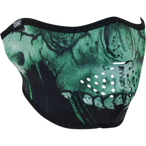 Zan Headgear - Zan Headgear Half Face Mask - WNFM452H - Cyber Skull - OSFM