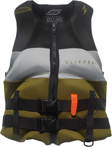 Slippery - Slippery Surge Neo Vest - 3240-0897 - Olive/Black - X-Small