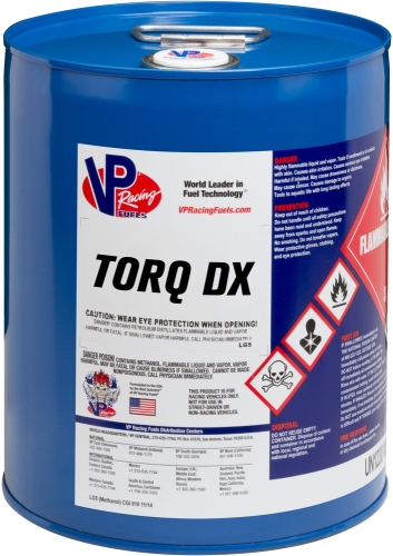 VP Racing Fuels - VP Racing Fuels TORQ DX Race Fuel - 5gal. - 2122