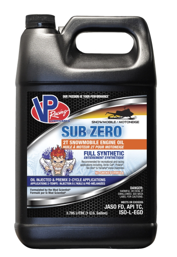 VP Racing Fuels - VP Racing Fuels Sub-Zero SYN 2T Engine Oil - 1gal. - VP7110004