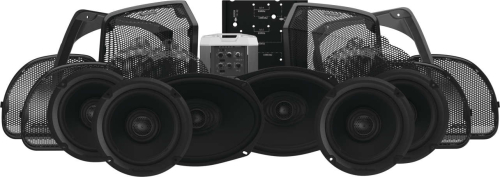 Rockford Fosgate - Rockford Fosgate 6-speaker & Amp Kit For Road Glide Ultra & Electra Glide Ultra Classic - HD14U-STAGE3