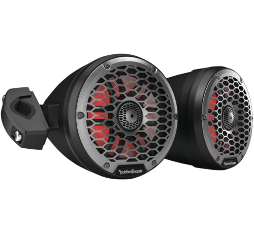 Rockford Fosgate - Rockford Fosgate Element Ready Moto Can Speakers - 6.5in. - M2 - RGB - M2WL-65MB