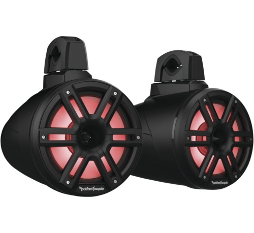 Rockford Fosgate - Rockford Fosgate Element Ready Moto Can Speakers - 8in. - Black - Built-in Loaded Horn - M2WL-8HB
