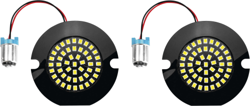 Cyron Lighting - Cyron Lighting Wide View LED Turn Signal Inserts - Flat Red - Dual Circuit - AC1157PAR