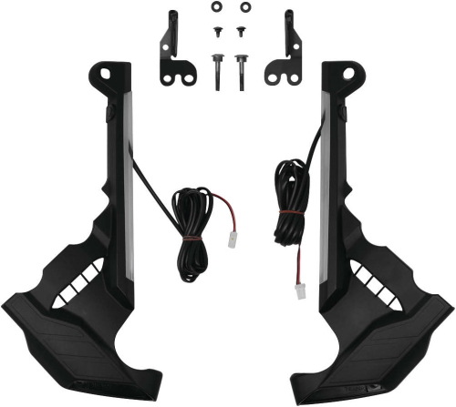 SoCalMotoGear - SoCalMotoGear Front Caliper Cover With Led Position Light - Black - G18CPB