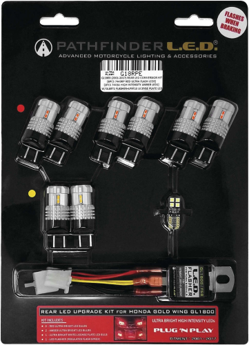 SoCalMotoGear - SoCalMotoGear Rear Ultra-Flash Led Conversion Kit - G18RPE
