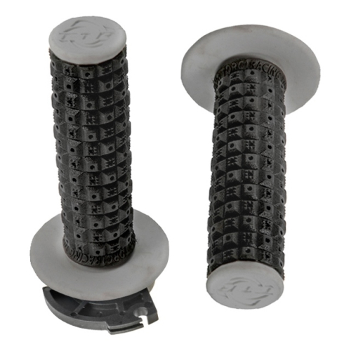 TORC1 Racing - TORC1 Racing Defy Enduro MX Grips - Black/Gray - 2650-0207