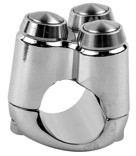 Motone - Motone Triple Button Microswitch - Chrome - MME009