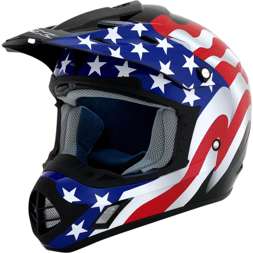 AFX - AFX FX-17 Freedom Helmet - 0110-7631 - Black Flag - 3XL