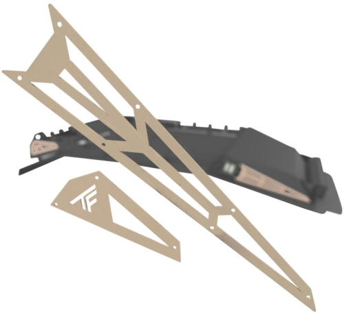 Thumper Fab - Thumper Fab Audio Roof Accent Trim Panel - Military Tan - Level 3/4 - TF030301.F-TN