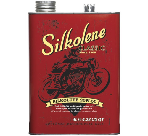Silkolene - Silkolene Silkolube Engine Oil - 20W50 - 4L - 601232886