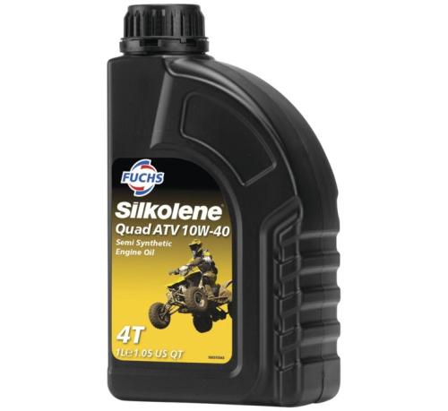 Silkolene - Silkolene Quad ATV Semi-Synthetic Engine Oil - 10W40 - 1L. - 601450044