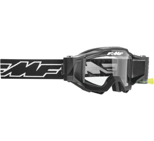 FMF Racing - FMF Racing PowerBomb Film System Rocket Goggles - F-50040-00001 - Rocket Black / Clear Lens - OSFM