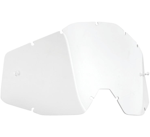 FMF Racing - FMF Racing Replacement Lens for PowerBomb/PowerCore Goggles - Anti-Fog - Clear - F-59005-00001