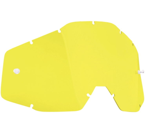 FMF Racing - FMF Racing Replacement Lens for PowerBomb/PowerCore Goggles - Anti-Fog - Yellow - F-59005-00006