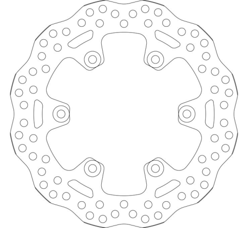 SBS - SBS Upgrade Rear Brake Rotor - 6095