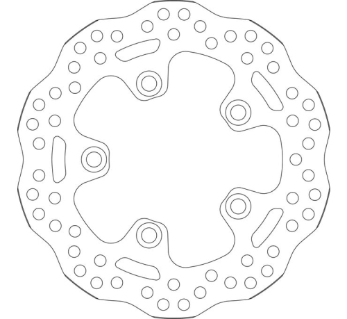 SBS - SBS Upgrade Rear Brake Rotor - 6104